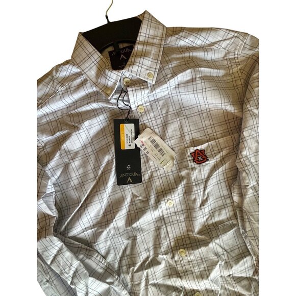 Antigua Auburn University Mens Button-Down Shirt S long sleeve - Picture 3 of 4
